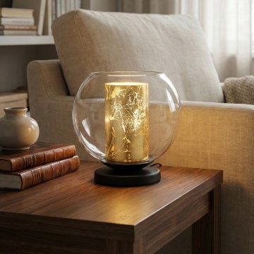 Eglo 79462 - Lámpara de mesa BOLSANO 1xE27/28W/230V