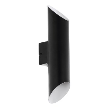Eglo 79575 - Foco LED de exterior BAGALADI 2xLED/3,7W/230V IP44 negro
