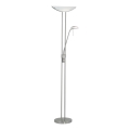 EGLO 85971 - Lámpara de pie regulable BAYA 1xR7s/230W+1xG9/33W cromo mate