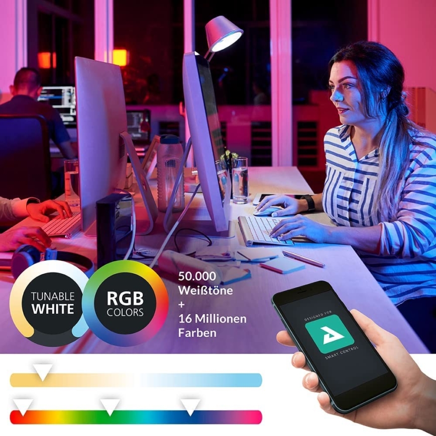Eglo - Aplique LED RGBW regulable LED/16W/230V ZigBee