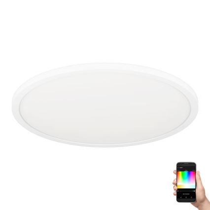 Eglo - Plafón LED RGBW regulable LED/16,5W/230V blanco ZigBee