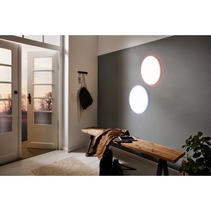 Eglo - Plafón LED RGBW regulable LED/16,5W/230V blanco ZigBee