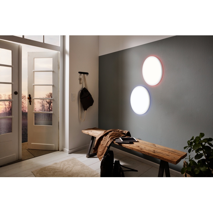 Eglo - Plafón LED RGBW regulable LED/16,5W/230V blanco ZigBee