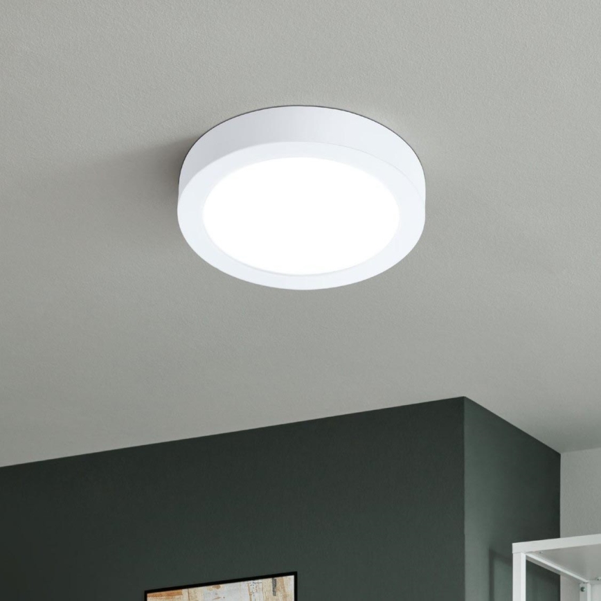 Eglo - Lámpara de techo regulable para baño LED/16,5W/230V 2700-6500K IP44 ZigBee Ø 21 cm