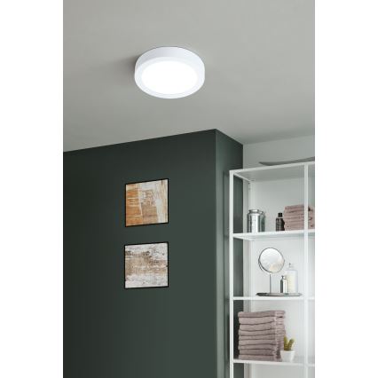 Eglo - Lámpara de techo regulable para baño LED/16,5W/230V 2700-6500K IP44 ZigBee Ø 21 cm