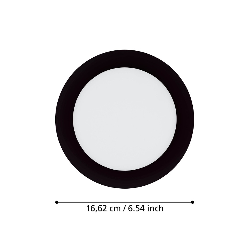 Eglo - Luminaria empotrada de baño regulable LED/10,5W/230V 2700-6500K IP44 ZigBee Ø 16,5 cm