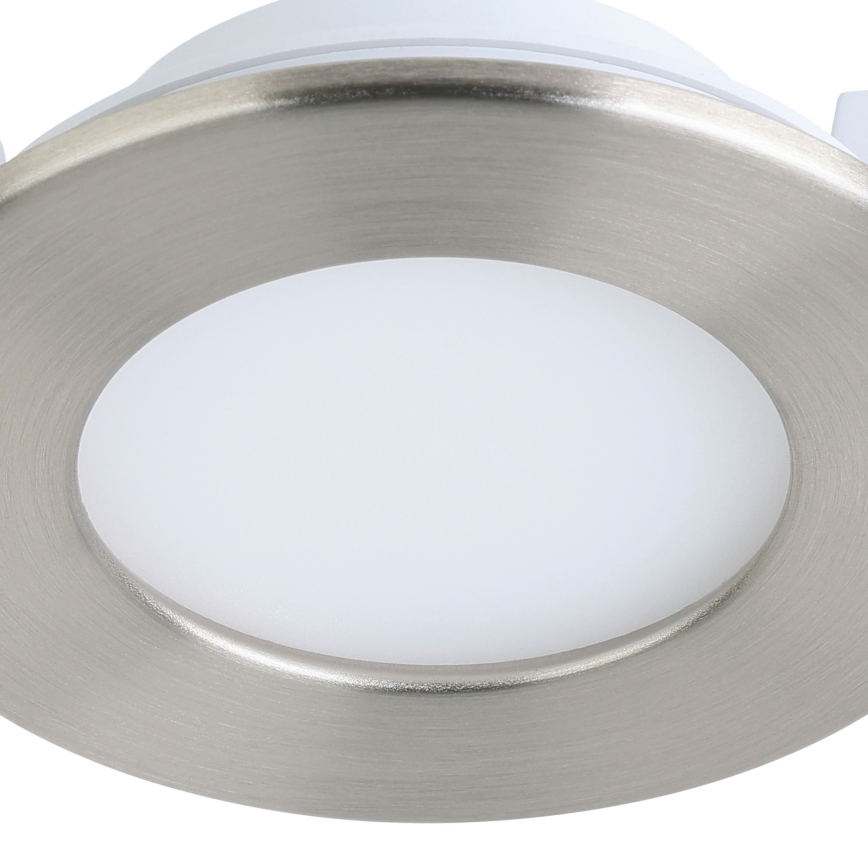 Eglo - Set de 3 lámparas LED regulables para baño FUEVA-Z 2,8W/230V IP44 Ø 8,5 cm