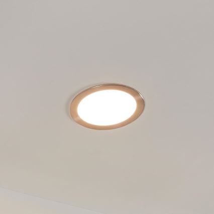 Eglo - Luminaria LED empotrable regulable para baño LED/10,5W/230V IP44 ZigBee Ø 16,5 cm