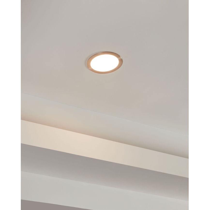 Eglo - Luminaria LED empotrable regulable para baño LED/10,5W/230V IP44 ZigBee Ø 16,5 cm