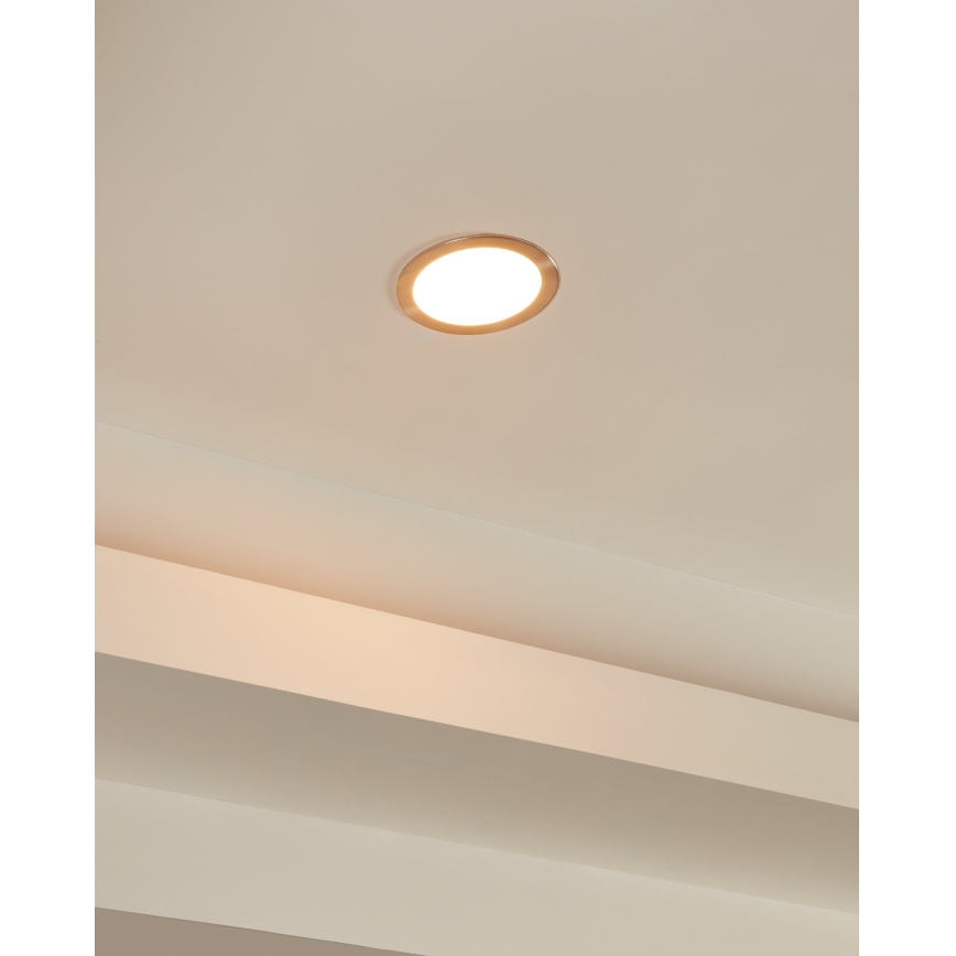 Eglo - Luminaria LED empotrable regulable para baño LED/10,5W/230V IP44 ZigBee Ø 16,5 cm