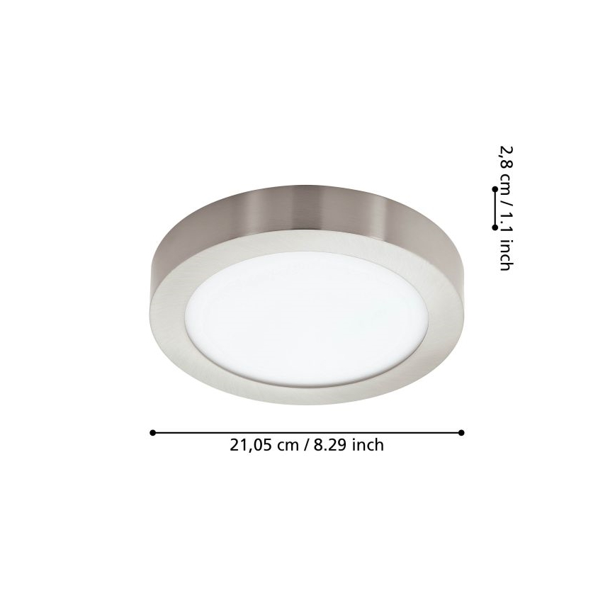 Eglo - Plafón LED regulable para baño LED/16,5W/230V IP44 ZigBee Ø 21 cm