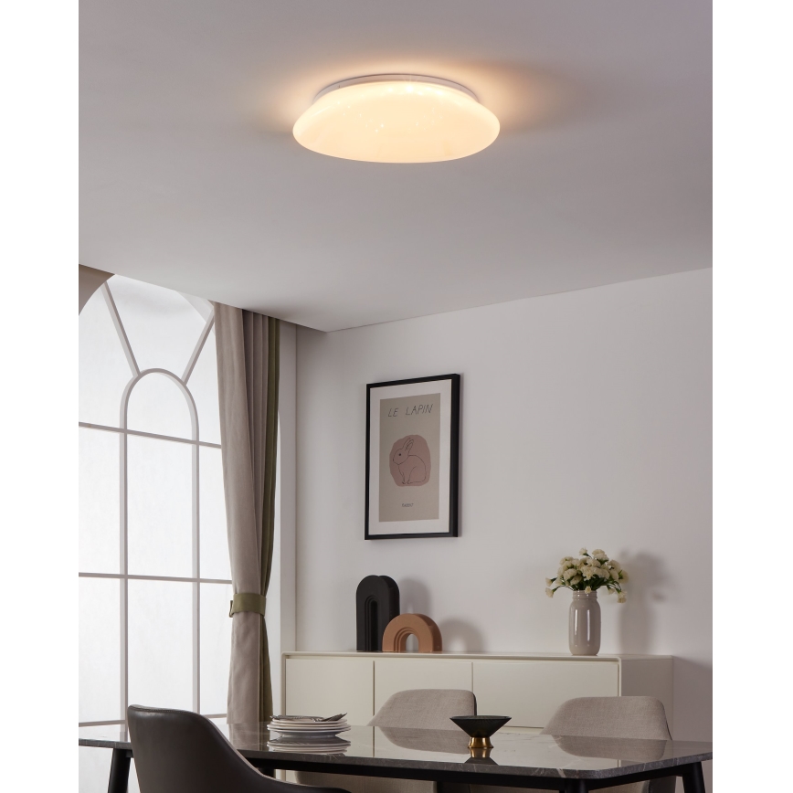 Eglo - Lámpara de techo LED RGBW regulable LED/21,6W/230V Ø 43 cm