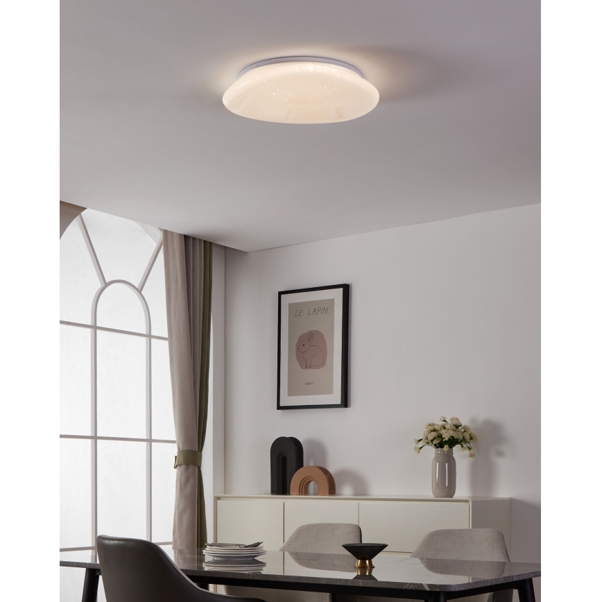 Eglo - Lámpara de techo LED RGBW regulable LED/21,6W/230V Ø 43 cm