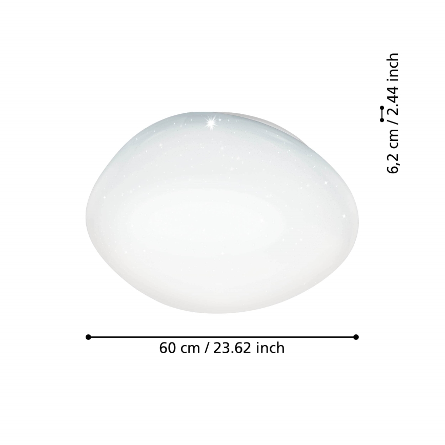 Eglo - Luminaria de techo regulable LED RGBW/33W/230V Ø 60 cm