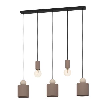 Eglo - Lámpara colgante con cable 5xE27/40W/230V