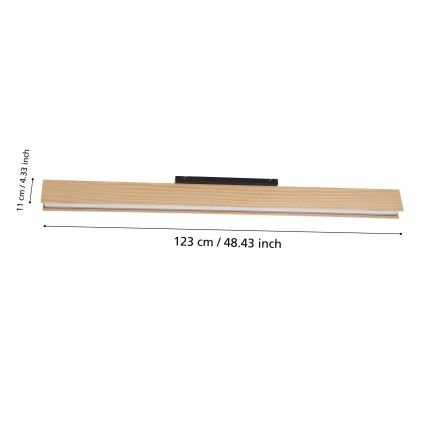 Eglo - Plafón LED RGBW regulable LED/35W/230V 2700-6500K