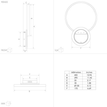 Eglo - Plafón LED regulable LED/15W/230V dorado + mando a distancia