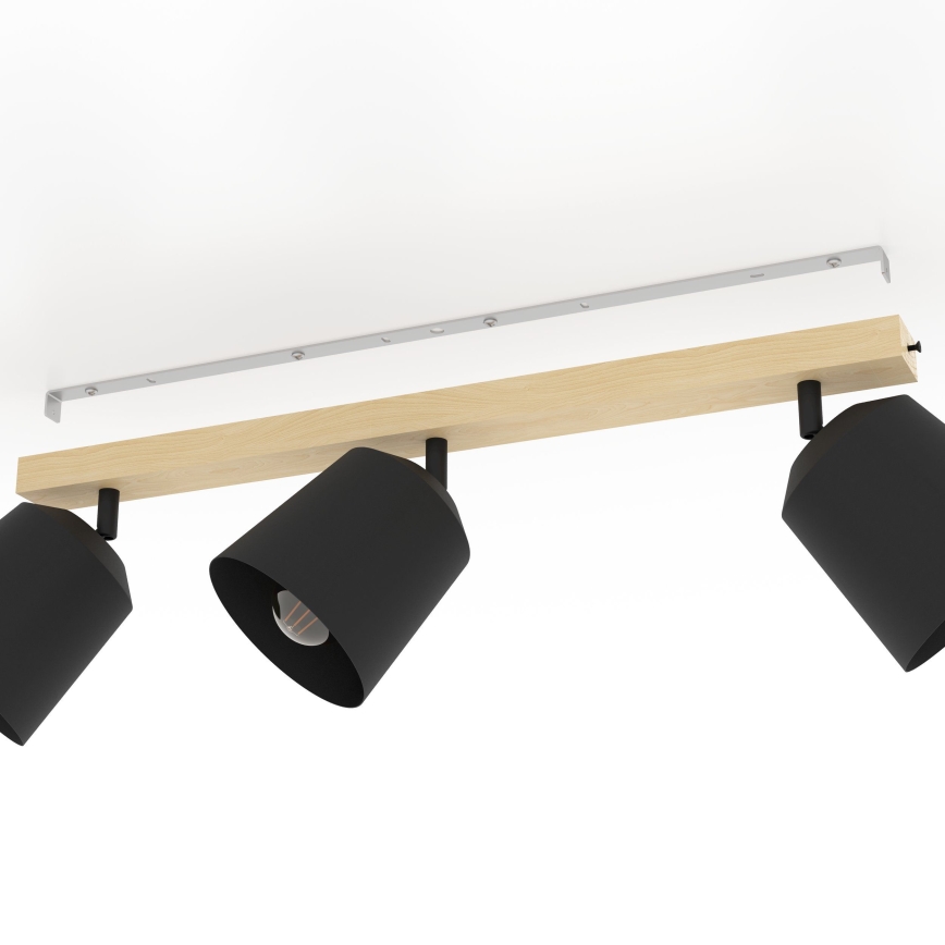Eglo - Lámpara de techo con 3 focos E27/25W/230V