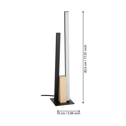 Eglo - Lámpara de mesa LED/12W/230V