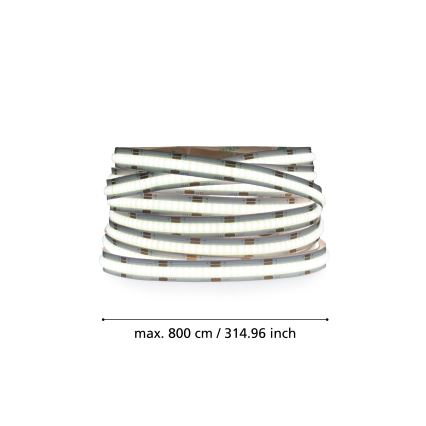 Eglo - tira LED regulable 8m COB STRIPE LED/52,8W/24/230V 2700-6500K + control remoto
