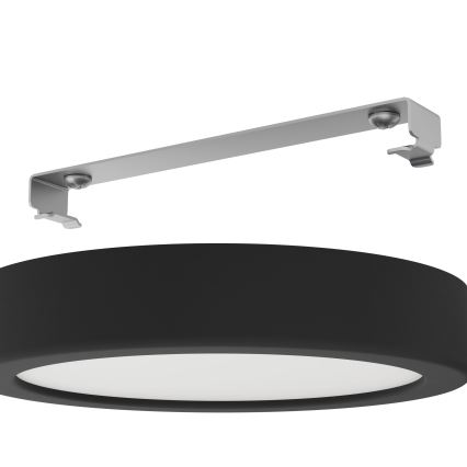 Eglo - Luminaria de techo LED regulable LED/11W/230V negra, diámetro 16 cm