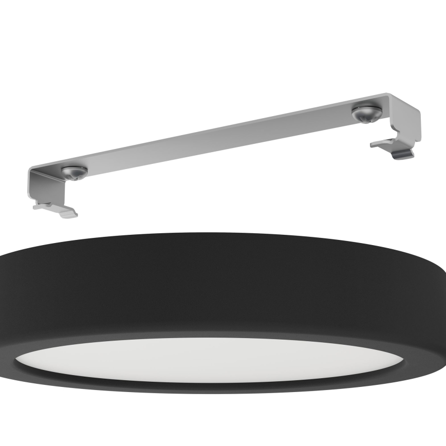 Eglo - Luminaria de techo LED regulable LED/11W/230V negra, diámetro 16 cm