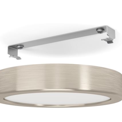 Eglo - Plafón LED regulable LED/11W/230V cromo mate Ø 16 cm