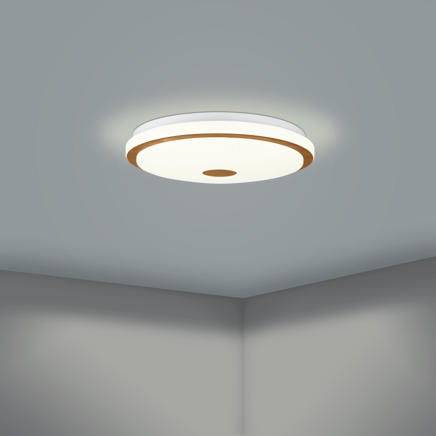 Eglo - Plafón LED regulable LED/24W/230V + mando a distancia