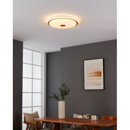 Eglo - Plafón LED regulable LED/35W/230V + mando a distancia