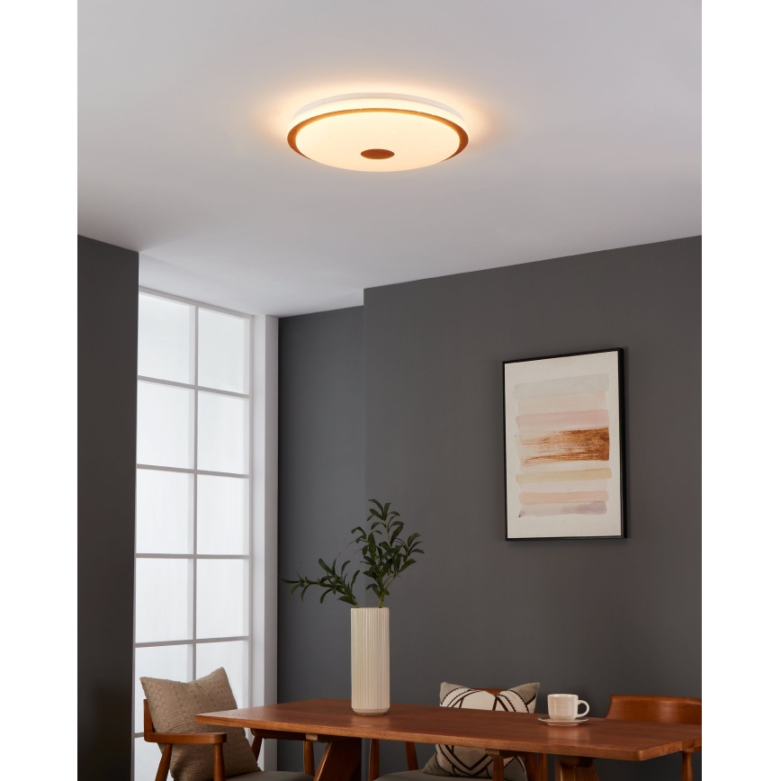Eglo - Plafón LED regulable LED/35W/230V + mando a distancia