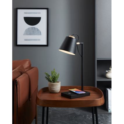 Eglo 900626 - Lámpara LED regulable con carga inalámbrica LACEY LED/5,5W/230V