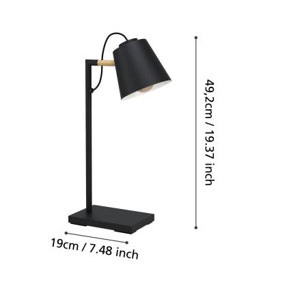 Eglo 900626 - Lámpara LED regulable con carga inalámbrica LACEY LED/5,5W/230V