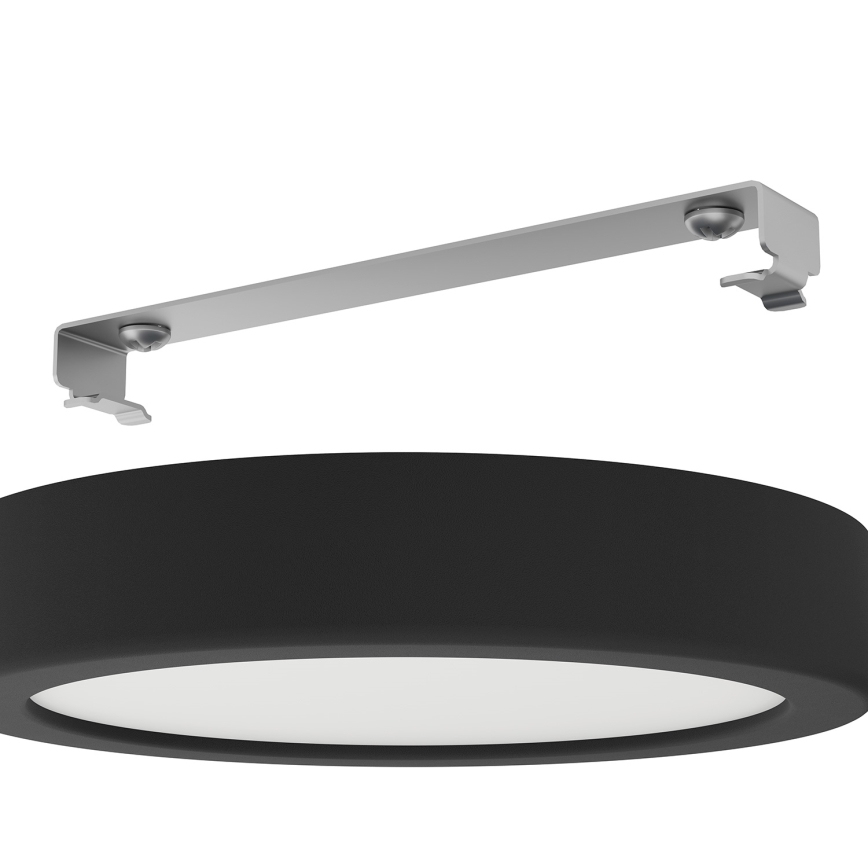 Eglo - Luminaria LED de techo para baño LED/11W/230V IP44 negra Ø 16 cm
