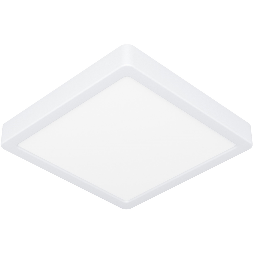 Eglo - Plafón LED para baño, 17 W, 230 V, IP44, blanco, 21 x 21 cm