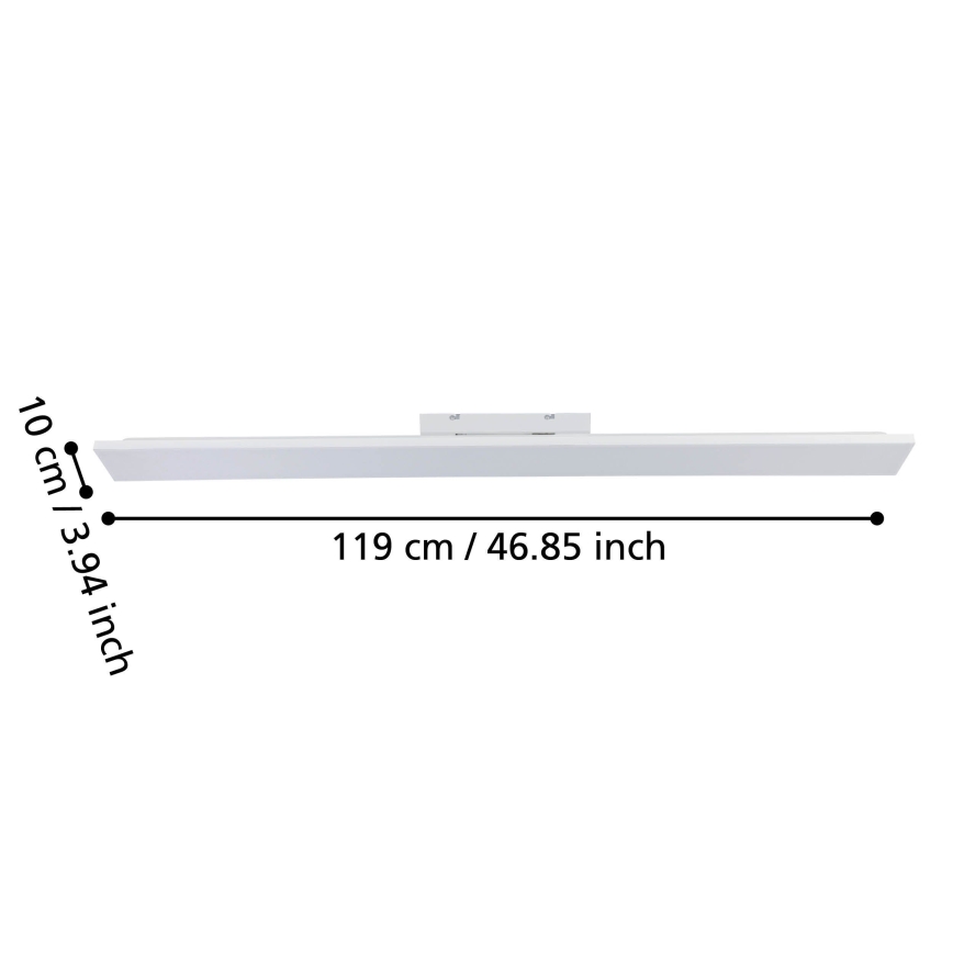 Eglo 900708 - Lámpara de techo LED TURCONA-B LED/21W/230V 3000K 118,7 cm