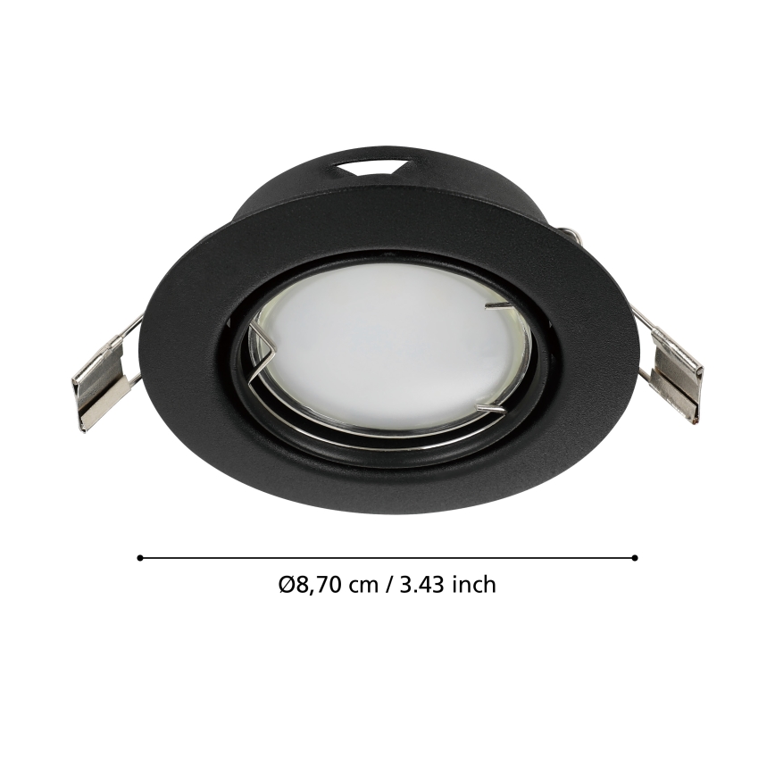 Eglo - SET DE 3 luces empotradas LED PENETO 1xGU10/4,6W/230V