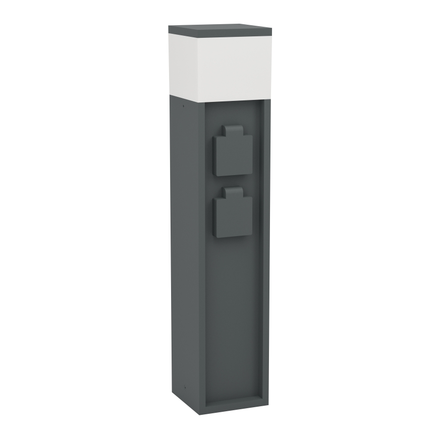 Eglo - Lámpara de exterior con 2 portalámparas 1xE27/25W/230V IP54 antracita