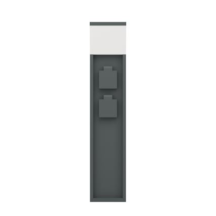 Eglo - Lámpara de exterior con 2 portalámparas 1xE27/25W/230V IP54 antracita