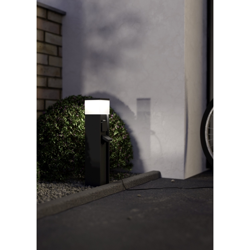 Eglo - Lámpara de exterior con 2 portalámparas 1xE27/25W/230V IP54 antracita