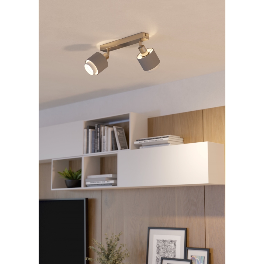 Eglo - Foco 2xE14/7,5W/230V