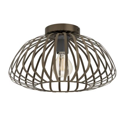 Eglo - Lámpara de techo 1xE27/40W/230V, Ø 38,5 cm, bronce