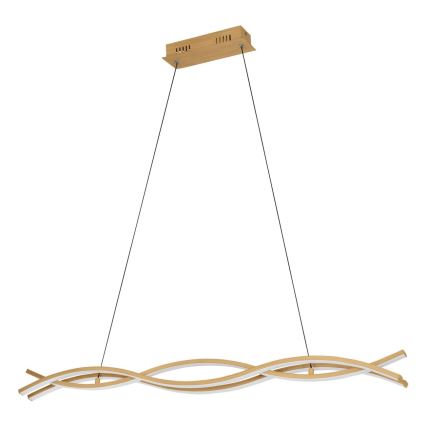 Eglo - Lámpara colgante LED con cable LED/35W/230V dorada
