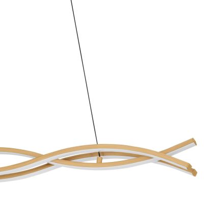 Eglo - Lámpara colgante LED con cable LED/35W/230V dorada