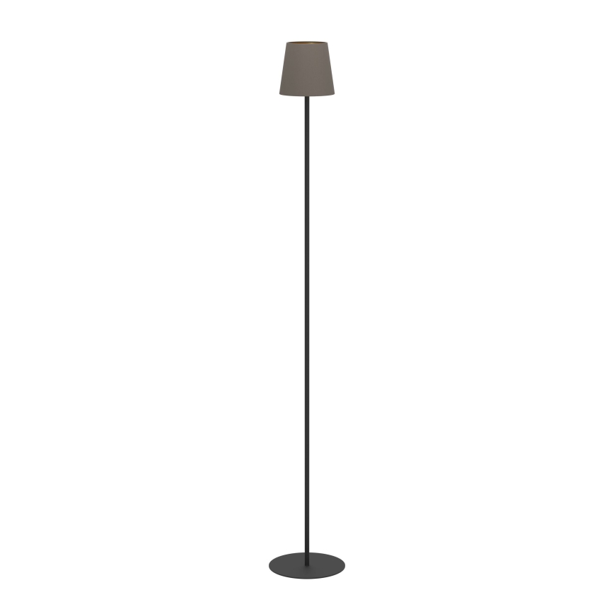 Eglo - Lámpara de pie 1xE14/7,5W/230V negra/marrón