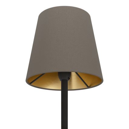 Eglo - Lámpara de pie 1xE14/7,5W/230V negra/marrón
