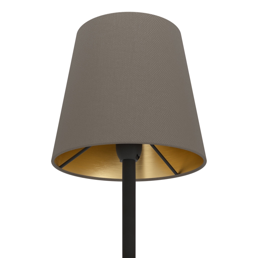 Eglo - Lámpara de pie 1xE14/7,5W/230V negra/marrón