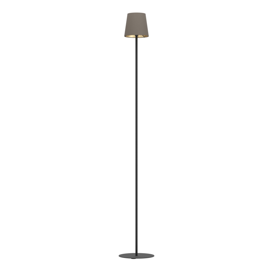 Eglo - Lámpara de pie 1xE14/7,5W/230V negra/marrón