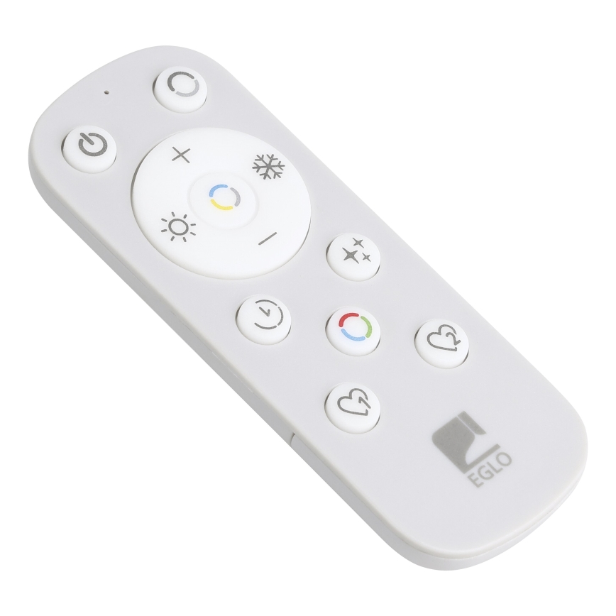 Eglo - Plafón LED RGBW regulable LED/17W/230V 2700-6500K negro + control remoto