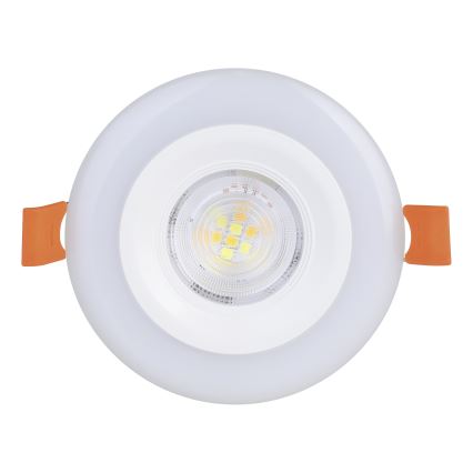 Eglo - Set de 3 luminarias empotradas LED RGBW regulables para baño LED/3,8W/230V 2700-6500K IP44 + mando a distancia