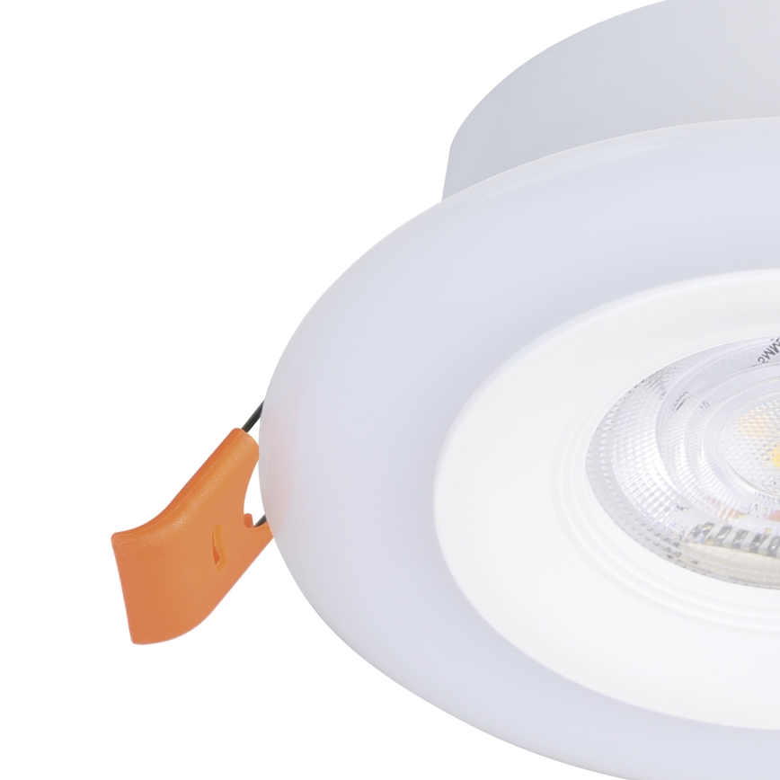 Eglo - Set de 3 luminarias empotradas LED RGBW regulables para baño LED/3,8W/230V 2700-6500K IP44 + mando a distancia